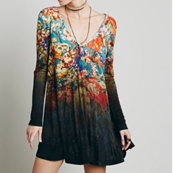 Free People Annette Printed Dress - Picture 1 of 3